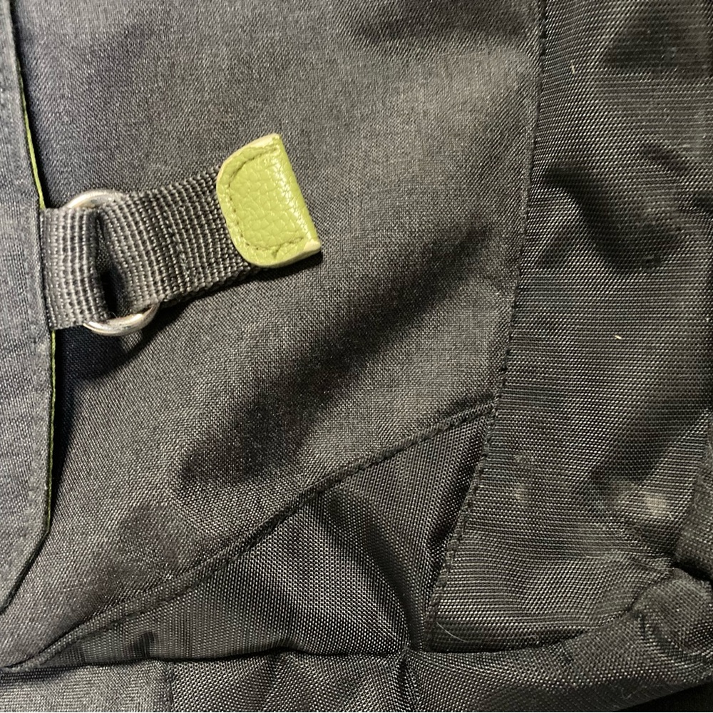 Eddie Bauer Black/Gray W Green Backpack Versatile… - image 6